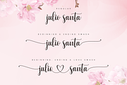 Julio Santa - Romantic Script Font, a Script Font by Namara Creative Studio (Thumbnail 7 of 14)