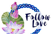 Watercolor lotuses collection, an Illustration by Verlena's Corner (Thumbnail 4 of 7)