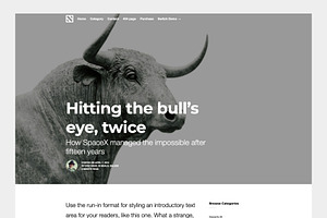 Carbon - A WordPress Blogging Theme