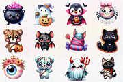 Halloween Sticker Png Bundle, an Illustration by CreationArt (Thumbnail 2 of 4)