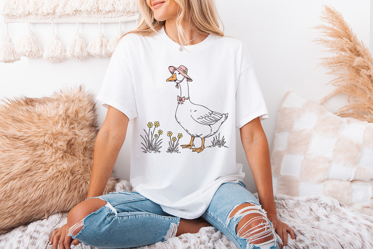 Spring Silly Goose PNG Digital, an Illustration by SharpMarketplace (Photo 3 of 9)