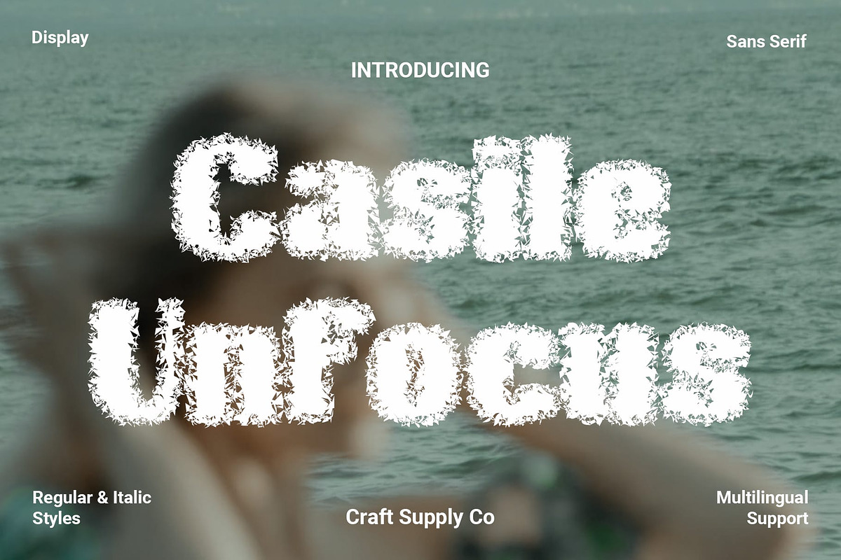 Casile Unfocus, a Sans Serif Font by Craft Supply Co. (Photo 1 of 8)