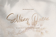 Sellviny Queen - Handwritten Font, a Script Font by StringLabs (Thumbnail 1 of 10)