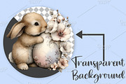 Quirky Easter Bunny Clipart Bundle, an Illustration by Canvas Craft (Thumbnail 2 of 7)