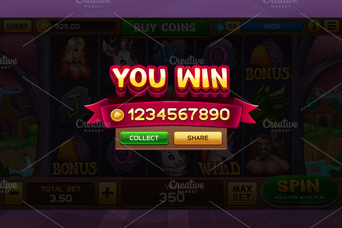 Enchanted Valley Slots game KIT, an Illustration by Saranai Store (Photo 5 of 10)