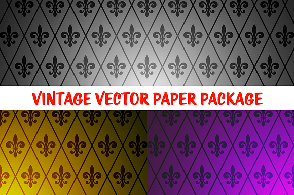 3 Fantastic Exclusive Retro Patterns preview 6