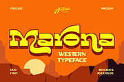 Marona - Western Typeface, a Serif Font by Artisan Themes (Thumbnail 1 of 12)