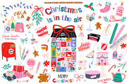 Cozy Christmas Girl Clipart, a Graphic by Ruslana Lubenets (Thumbnail 1 of 21)