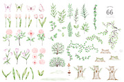 SPRING MELODY watercolor set, an Animal Illustration by erasovas (Thumbnail 9 of 13)