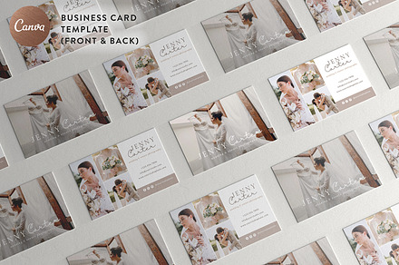 Business Card Template BC010, a Business Card Template by Bellenity Design