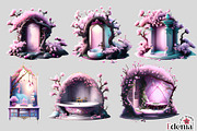 Cherry Blossom Sakura Interior #1, an Illustration by EdeniaArtStudio (Thumbnail 3 of 8)