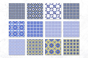 Portuguese Tiles Digital Papers