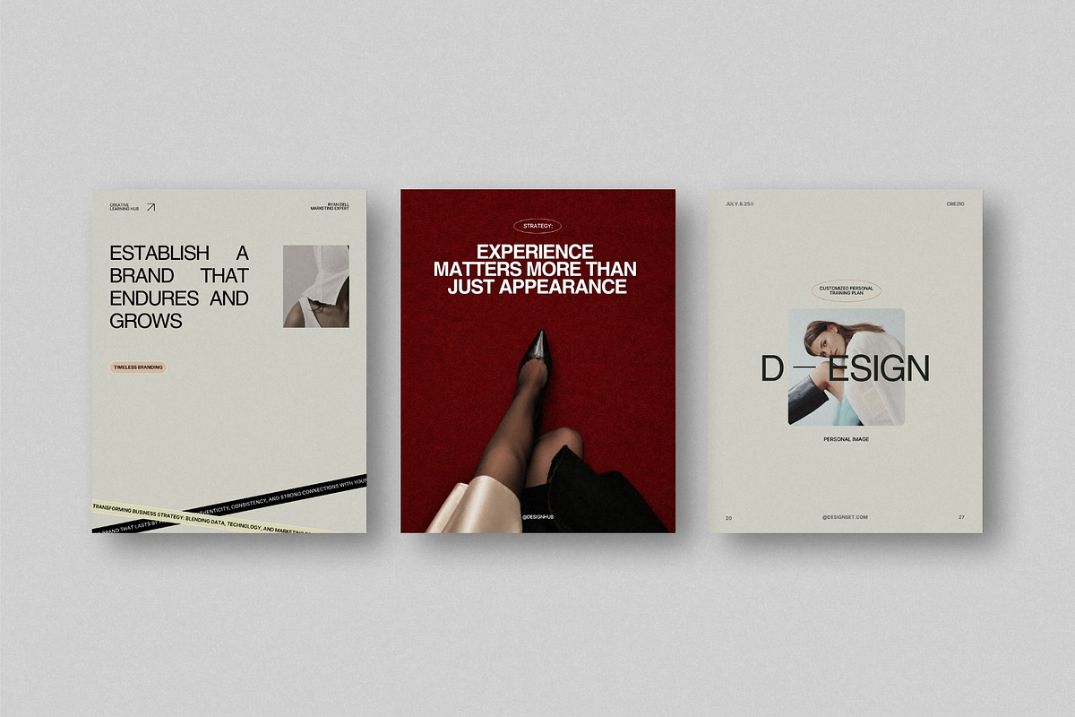 ZAVI | Social Media Kit (III), a Social Media Template by The Aesthetic Studio (Photo 5 of 10)