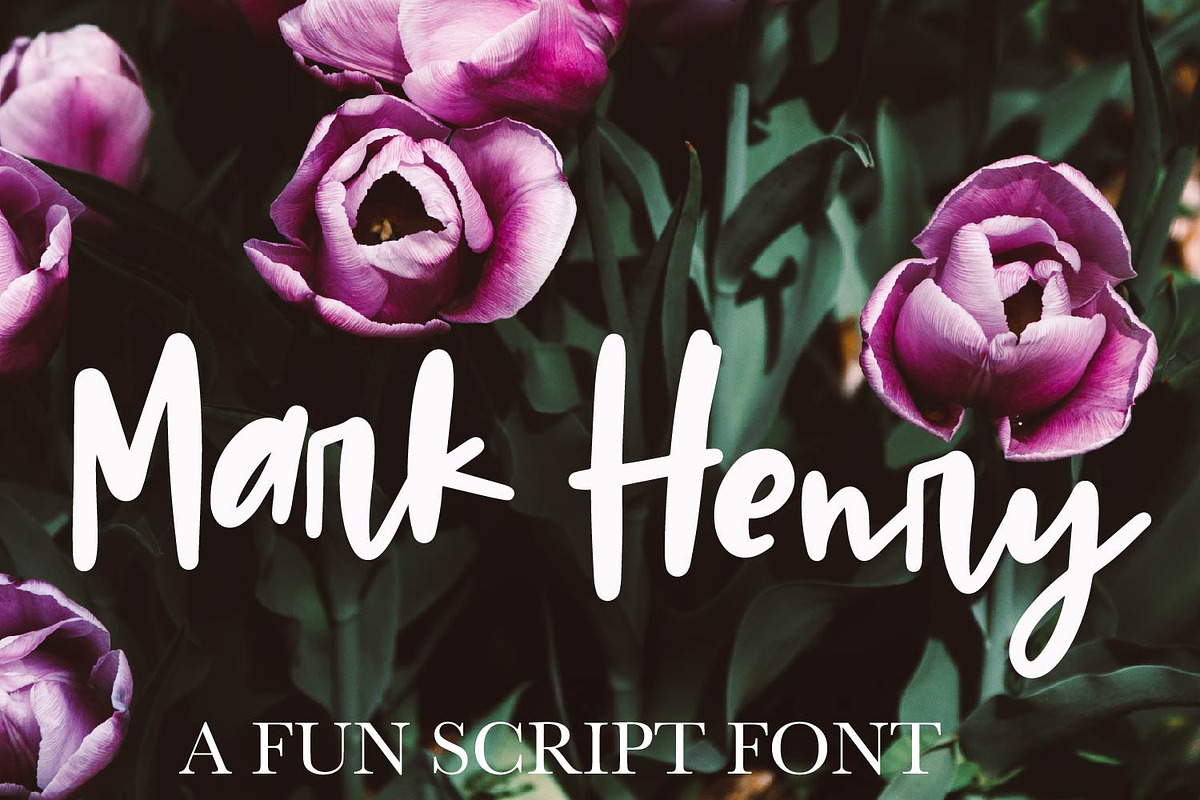 Mark Henry - A Hand Lettered Font