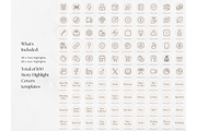 100 Soap Story Highlight Covers, a Social Media Template by PatternLab. (Thumbnail 2 of 9)