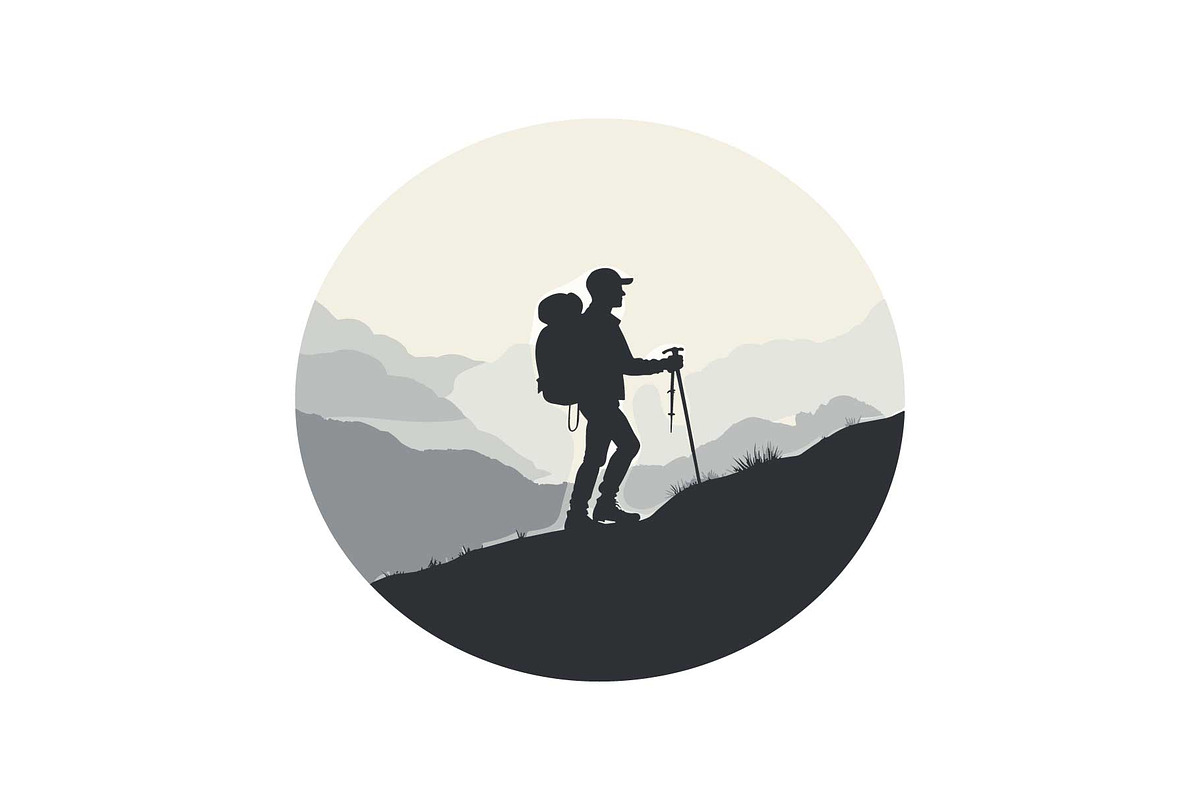Mountain Explorer Silhouette Bundle, an Object Graphic by Gfx_Store (Photo 10 of 13)