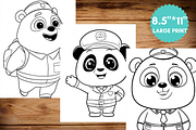 Military Camp Stories Coloring Page, a Brochure Template by LA Design (Thumbnail 5 of 10)