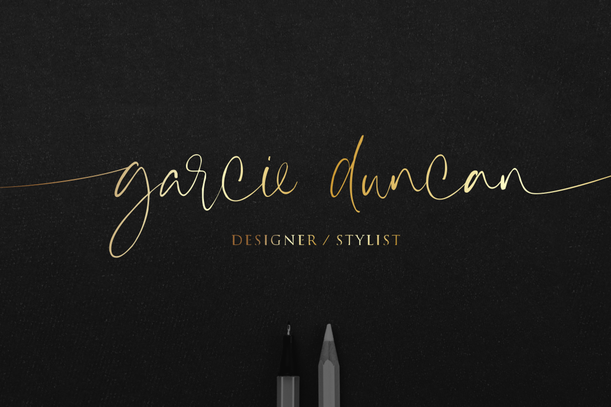 Bintaro - Modern Script Font preview 7