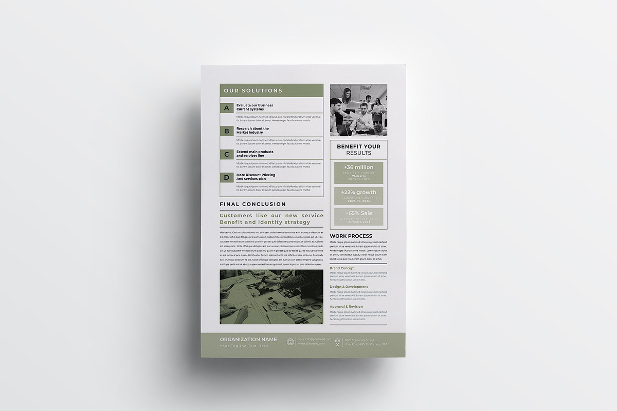 Case Study | MS Word & Indesign, a Flyer Template by design_hut (Photo 4 of 5)
