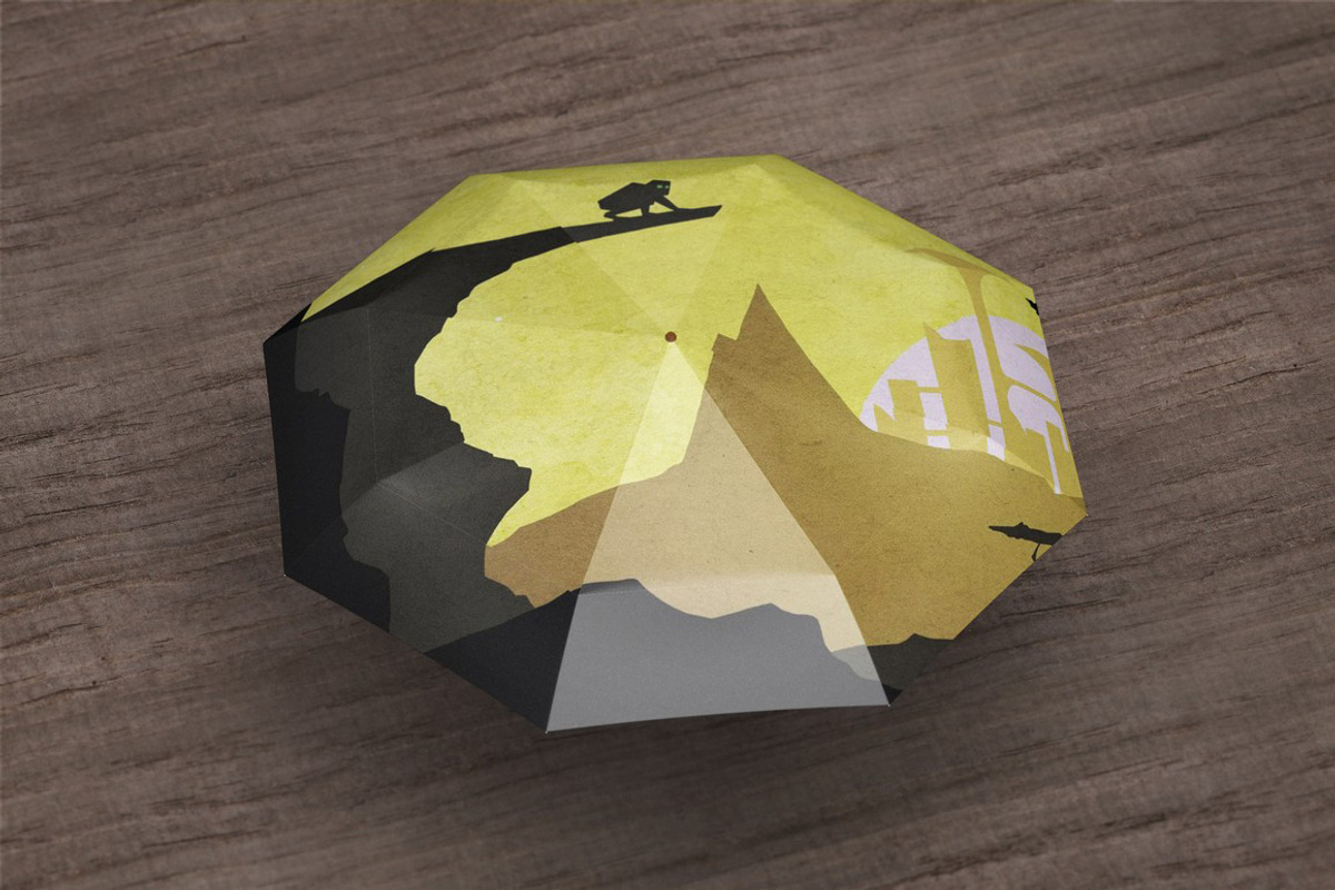 Umbrella Mock-Up, an Advertising Mockup by MassDream (Photo 6 of 11)
