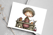 Whimsical Christmas Grandmother, an Illustration by Canvas Craft (Thumbnail 5 of 7)