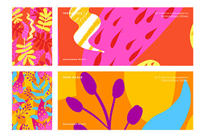 Panna Cotta Seamless Patterns