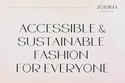 Zorina - Elegant Fashion Typeface, a Serif Font by HipFonts (Thumbnail 6 of 7)