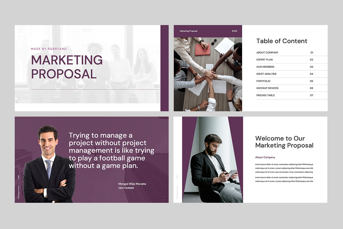CHINELE - Marketing Proposal GS, a Presentation Template by rgbryand (Photo 2 of 9)