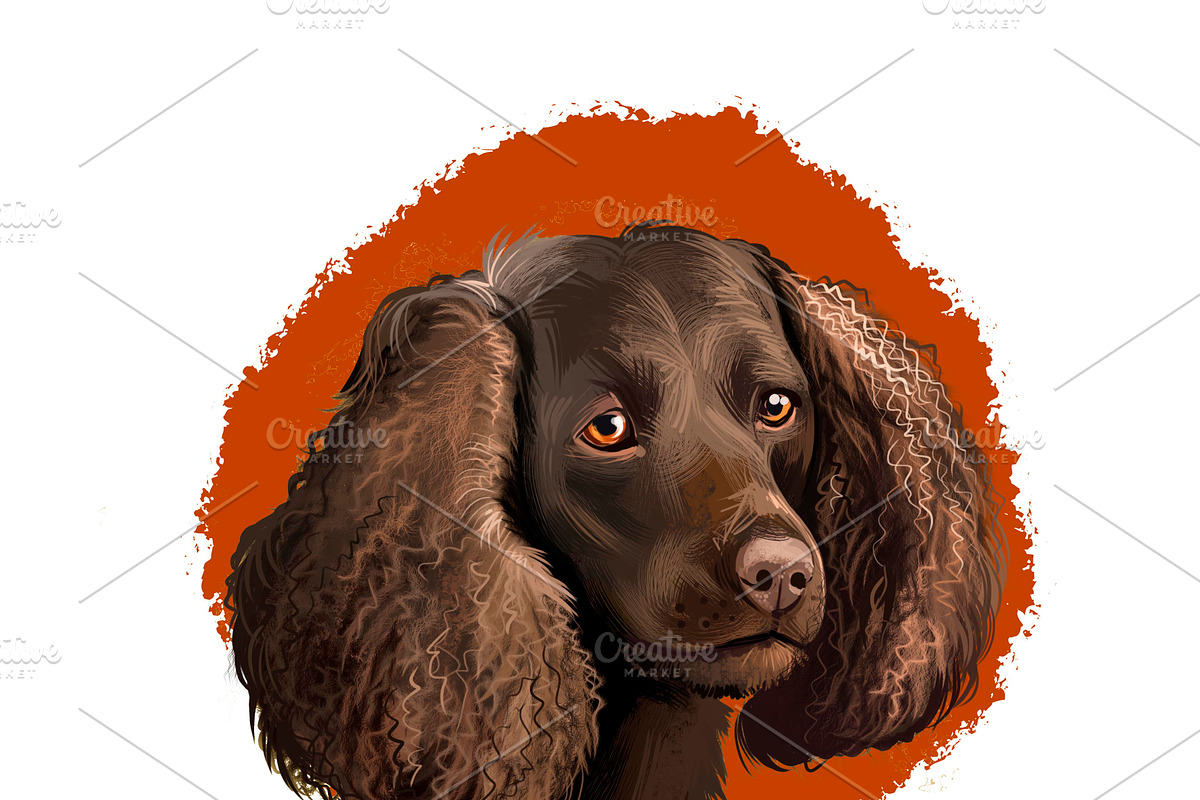 Dogs Pet Portraits Art Print Set 6, an Animal Illustration by Dneprstock (Photo 3 of 5)