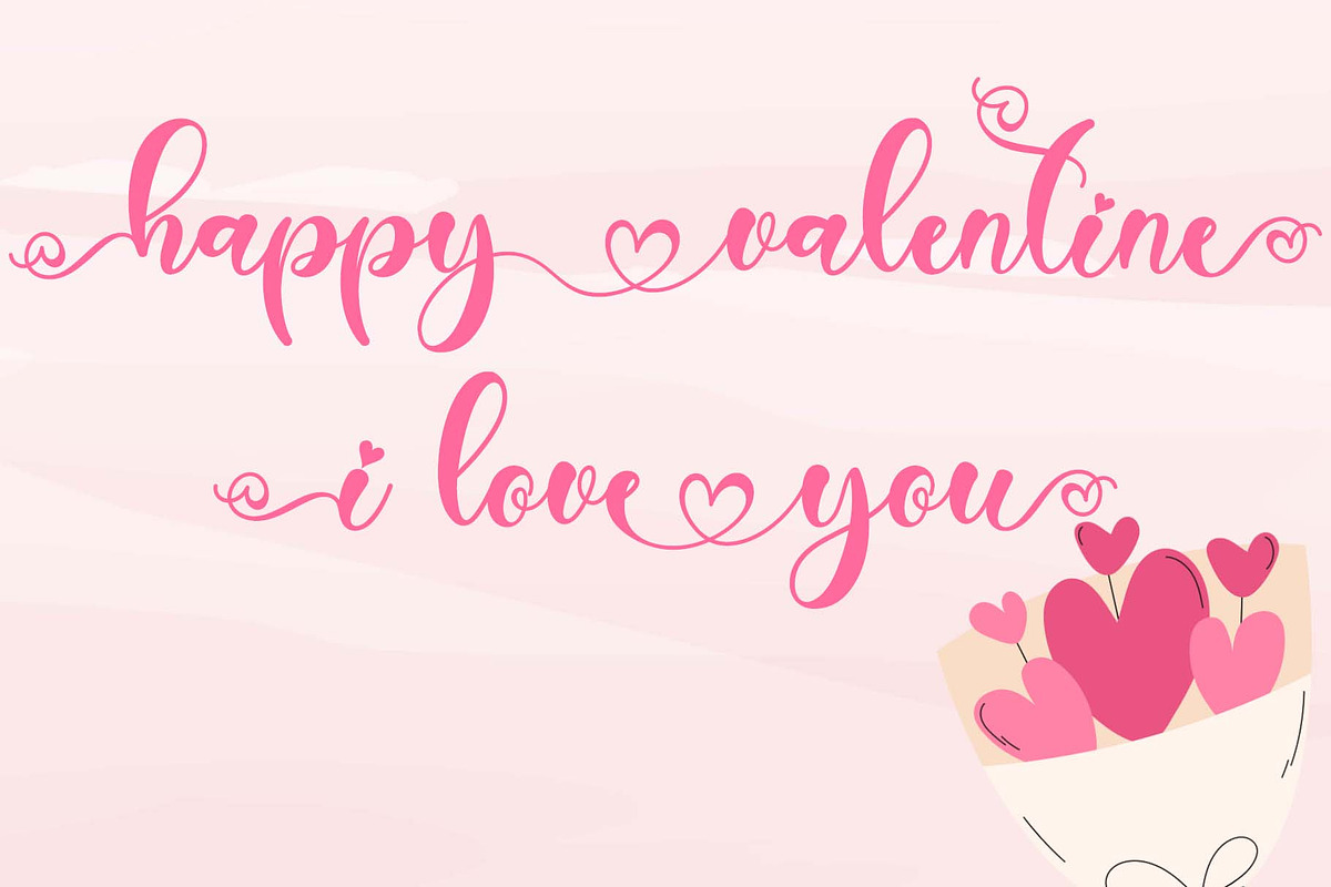 Helena Valentine, a Handwritten Font by Yoga Letter (Photo 2 of 8)
