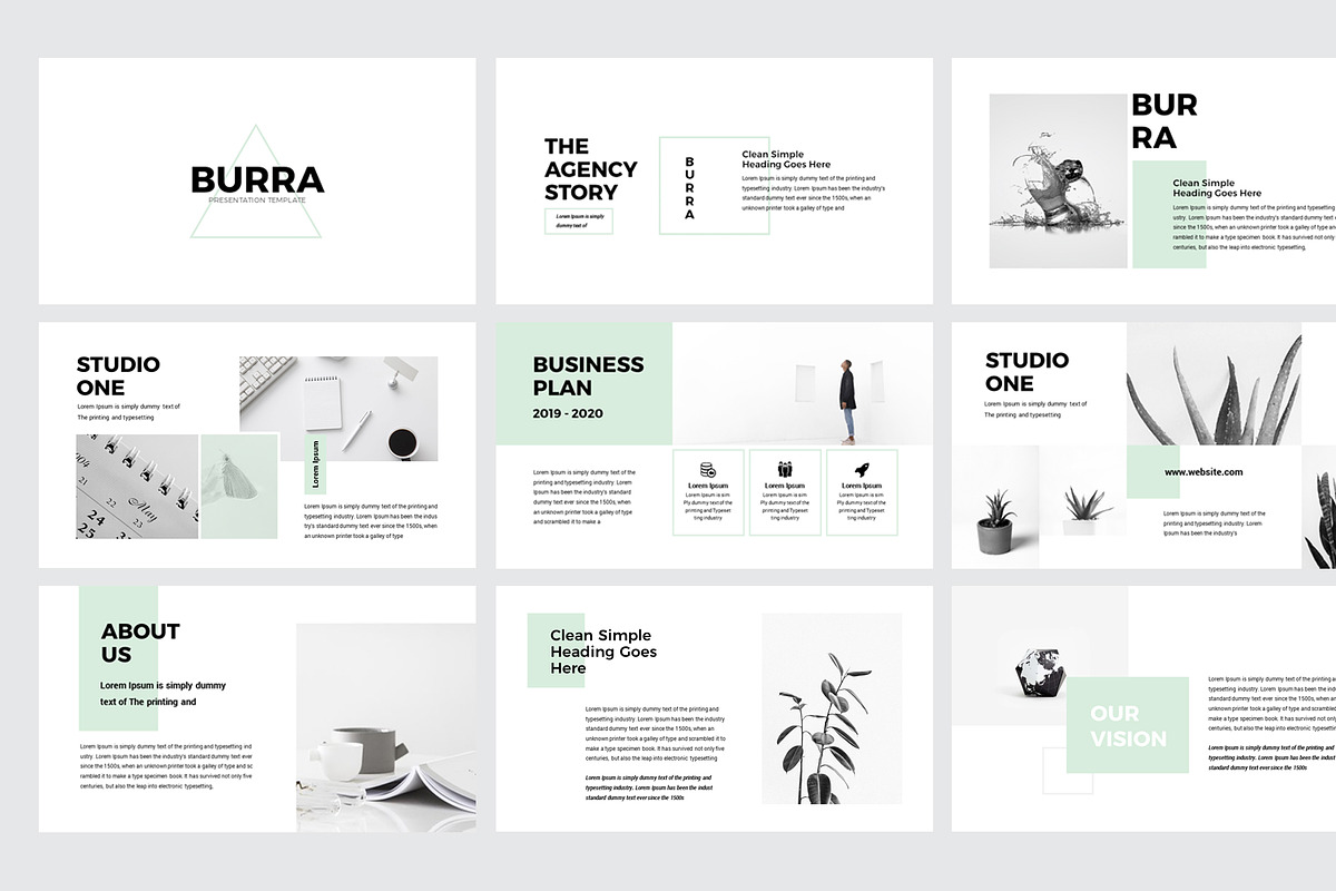 Burra - Clean Simple PowerPoint, a Presentation Template by RsmBoutique2021 (Photo 2 of 5)