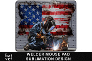 Welder Mouse Pad Sublimation Design, an Object Graphic by BatVetDesigns (Thumbnail 1 of 3)