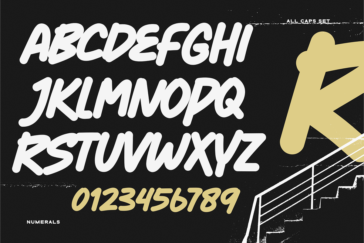 Bolders Struggle, a Handwritten Font by Yktypstd (Photo 3 of 8)