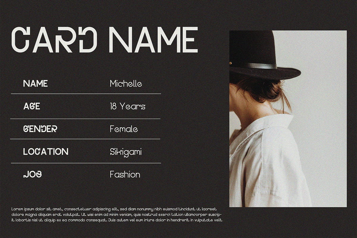 Sikigami - Family Font, a Sans Serif Font by Boril Std (Photo 11 of 13)