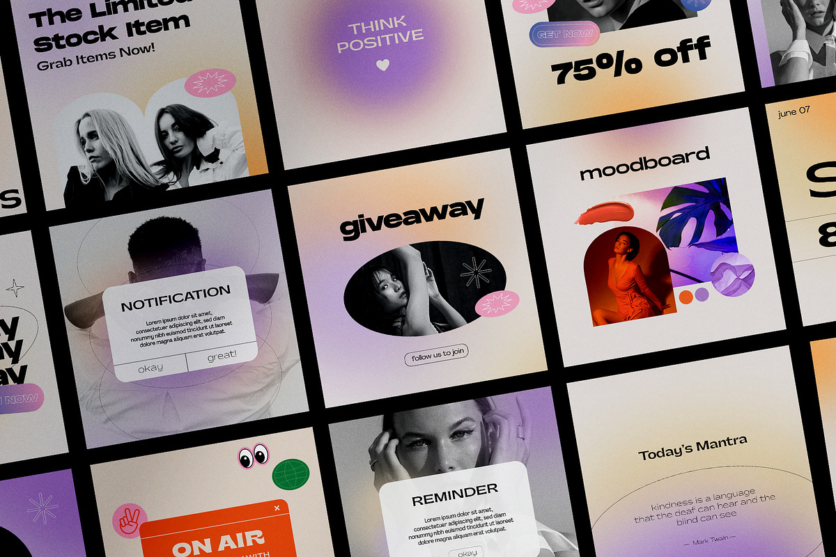 Gradasi Social Media Templates, a Social Media Template by Creavora (Photo 12 of 12)