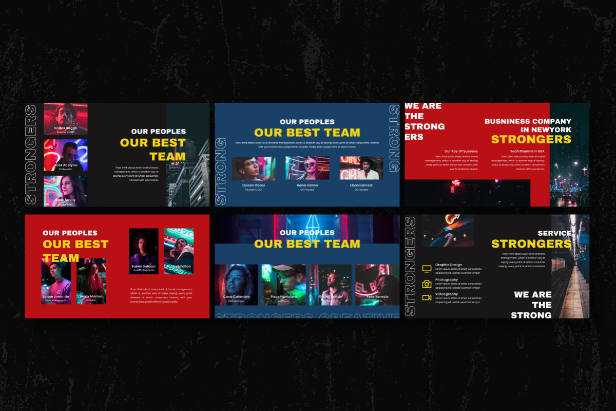 Strongers Creative Keynote Template, a Presentation Template by Inkofert (Photo 3 of 8)