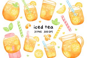 Iced Tea Clipart