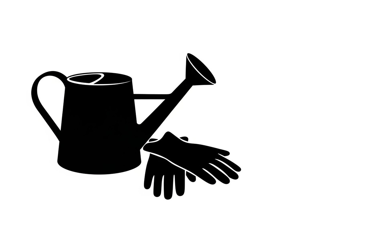50 Garden Watering Can Silhouette bu, an Illustration by Designer_Momina (Photo 34 of 51)