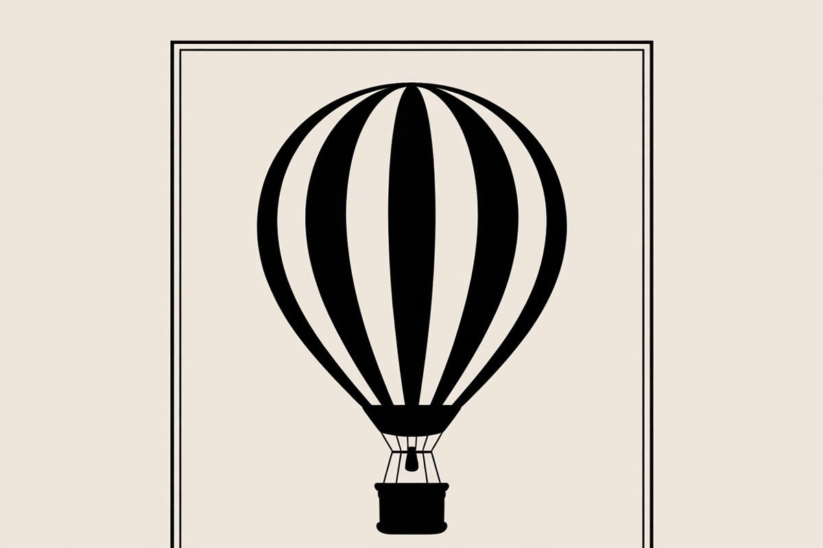 Hot Air Balloon Silhouette Bundle, an Illustration by Designs_River (Photo 7 of 9)