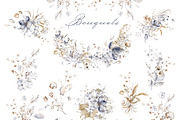 Dried Flowers Watercolor Collection, a Decorative Illustration by LenArt (Thumbnail 3 of 12)