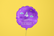 Flower Foil Balloon Mockup, a Mockup by Mockupdaddy (Thumbnail 2 of 3)