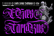 Marble Galaxy Typeface, a Blackletter Font by alit design (Thumbnail 11 of 20)