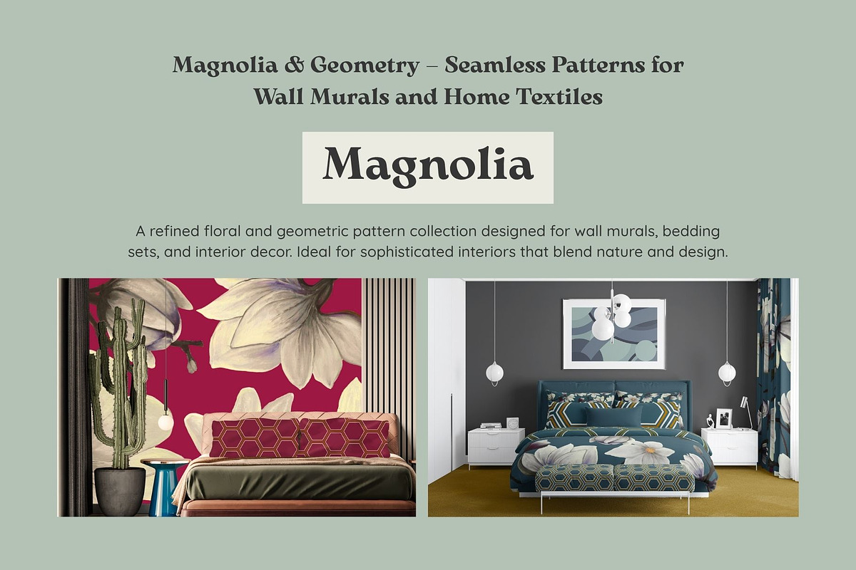Magnolia Collection, a Decorative Illustration by StudioLapis (Photo 5 of 7)