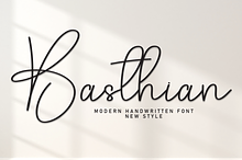 Basthian | Script Font