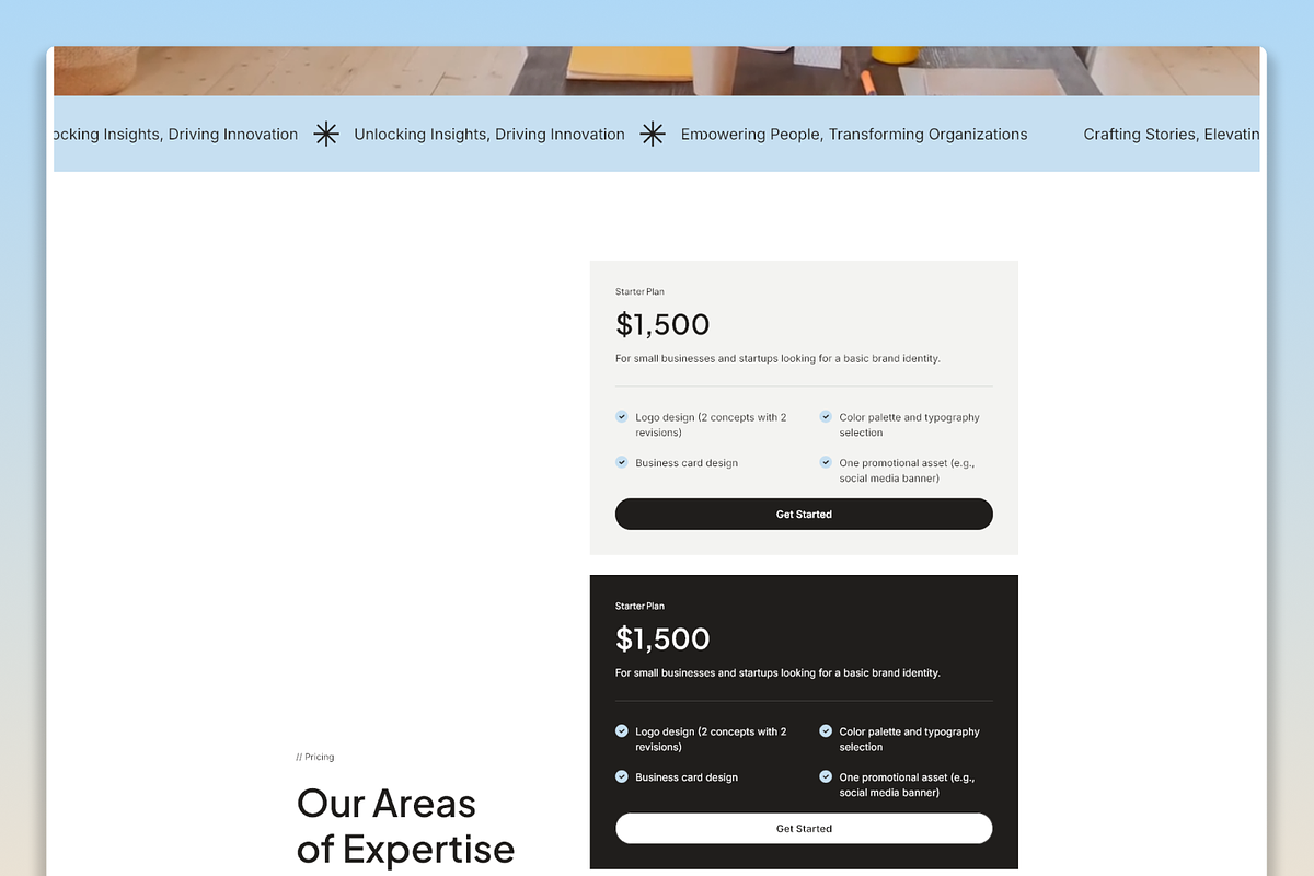 Nimbly Agency Framer Template, a Landing Page Template by Flow Samurai Templates (Photo 3 of 5)