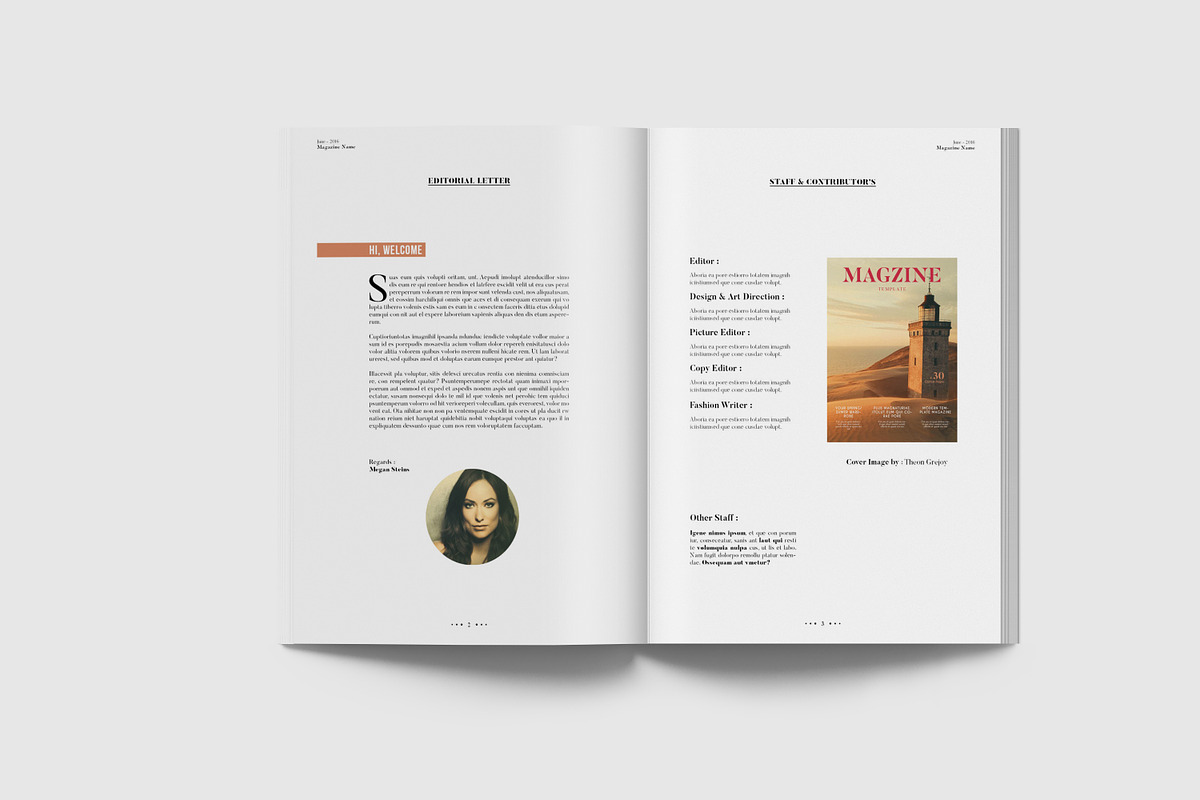Multipurpose Magazine Template, a Magazine Template by Uloel Design (Photo 2 of 12)