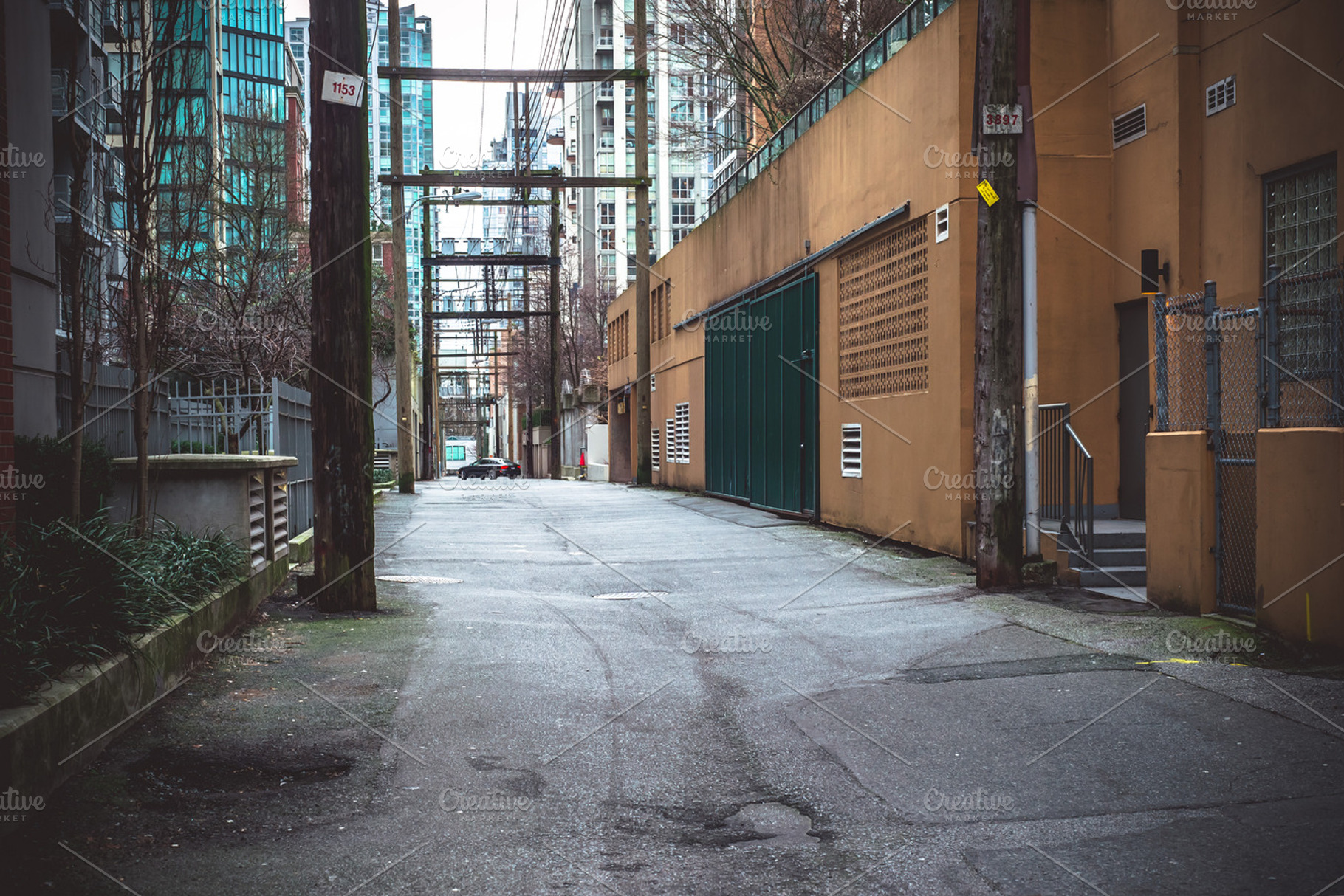 Alleyway in the City, an Industrial Photo by Kelly Van de Vliet