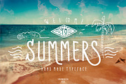 Summers Typeface + BONUS vector, a Font by inumocca_type (Thumbnail 1 of 6)