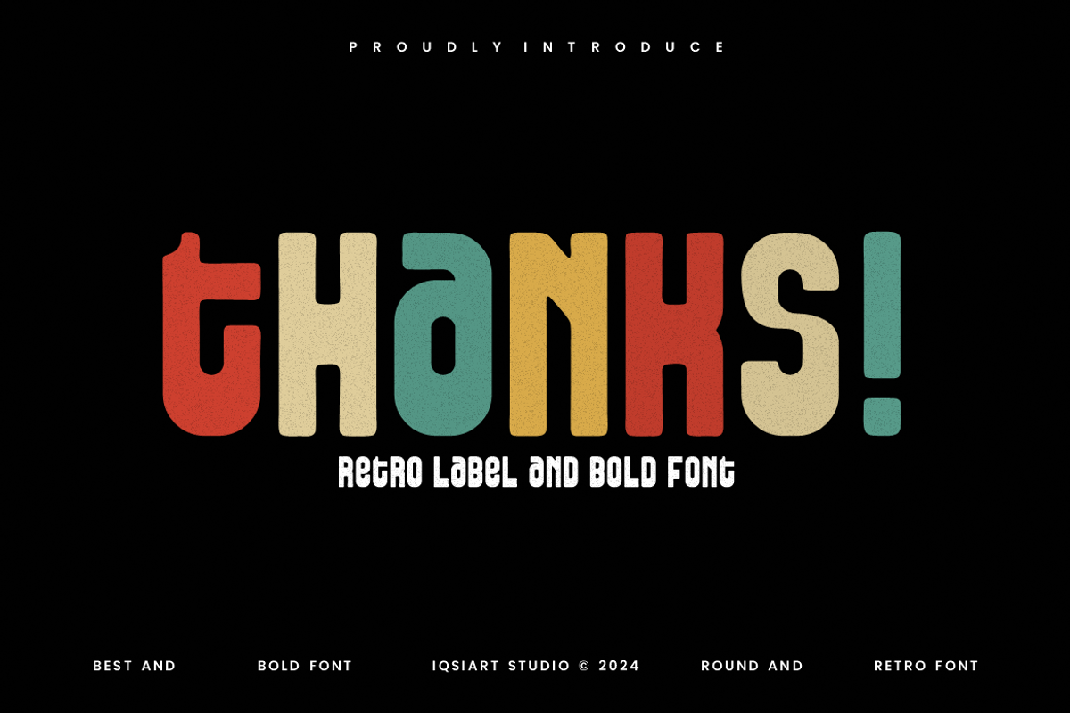 Taruyog - Retro Label Font, a Sans Serif Font by Iqsiart Studio (Photo 3 of 6)