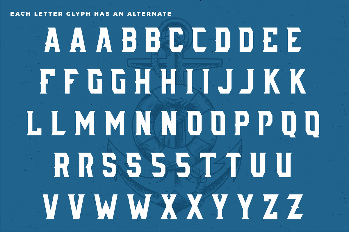 AE Armada Display Typeface preview 3